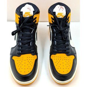 Nike Air Jordan 1 Retro High OG Yellow Toe Taxi 555088-711 Men Size 13